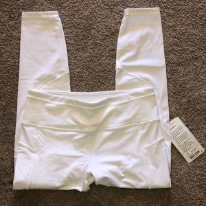 White lululemon leggings